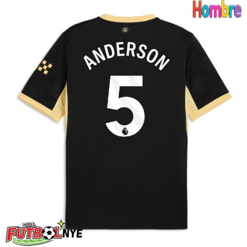 Camiseta Manchester City Elliot Anderson #5 Visitante Equipación 2026-27 manga corta